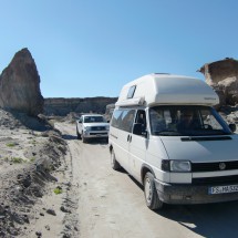 The street through Ischigualasto